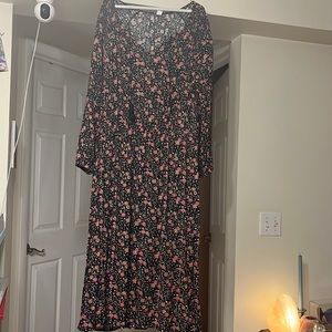 Long floral dress